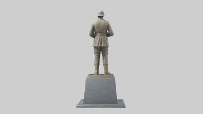 The Silent Soldier monument model 3D model