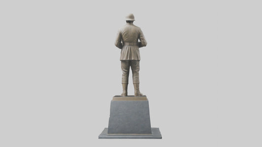 The Silent Soldier monument model 3D model