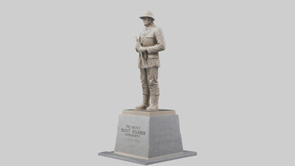 The Silent Soldier monument model 3D model