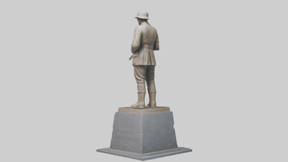 The Silent Soldier monument model 3D model