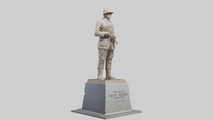 The Silent Soldier monument model 3D model