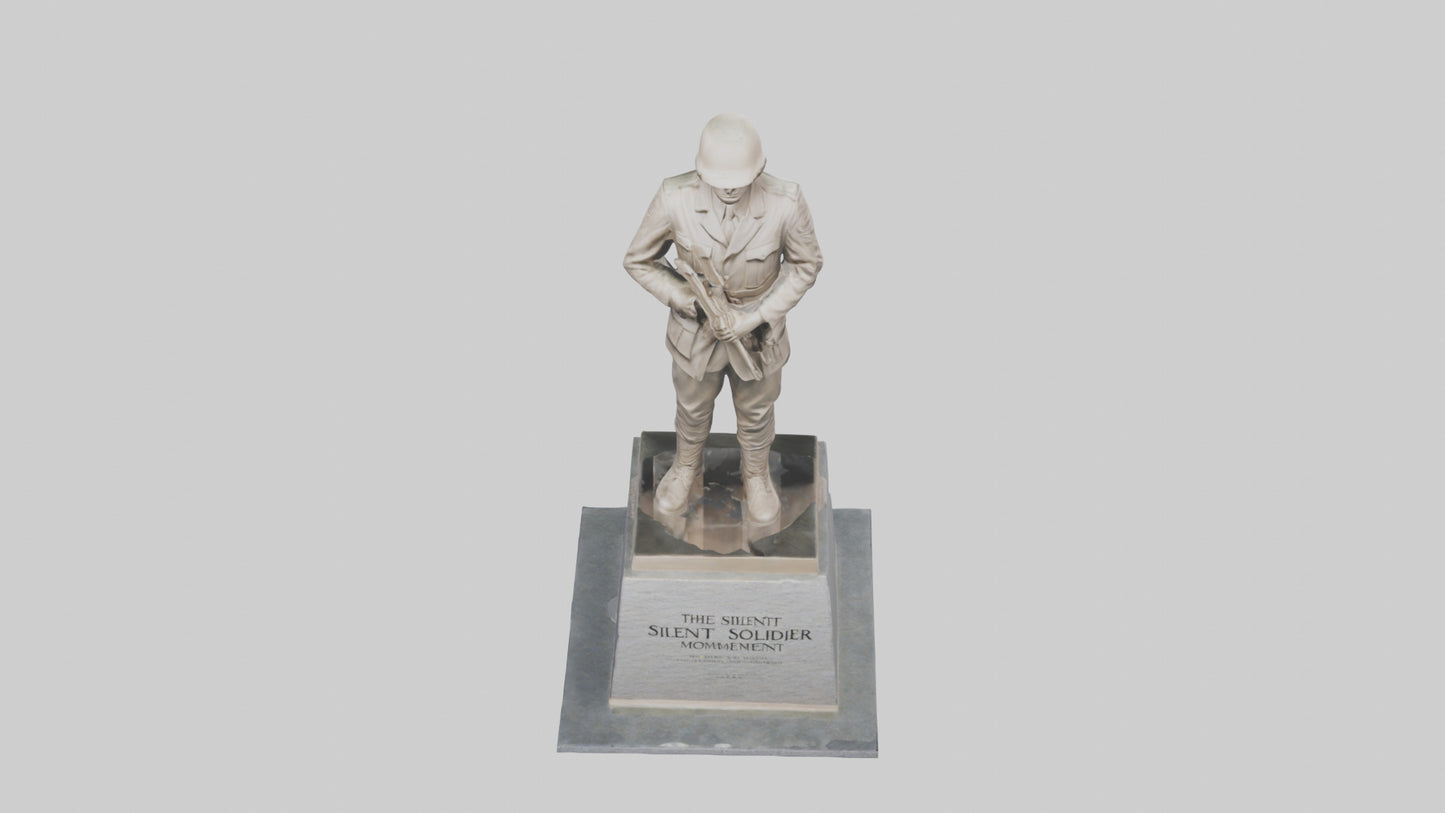 The Silent Soldier monument model 3D model