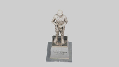 The Silent Soldier monument model 3D model