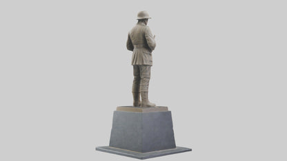 The Silent Soldier monument model 3D model