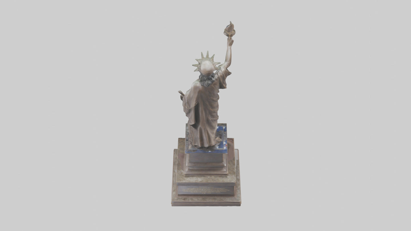The Spirit of Independence statue model 3D model