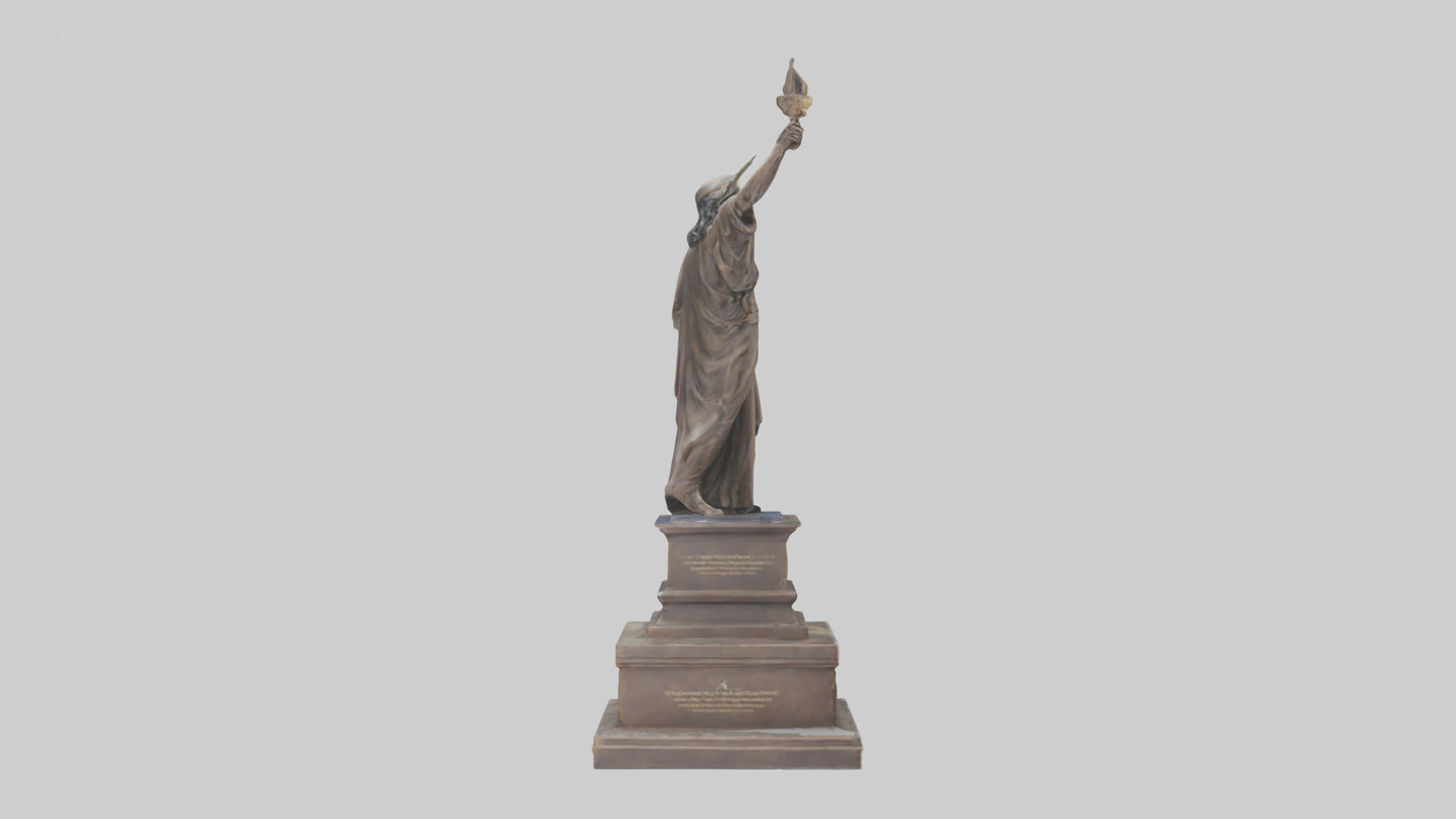 The Spirit of Independence statue model 3D model