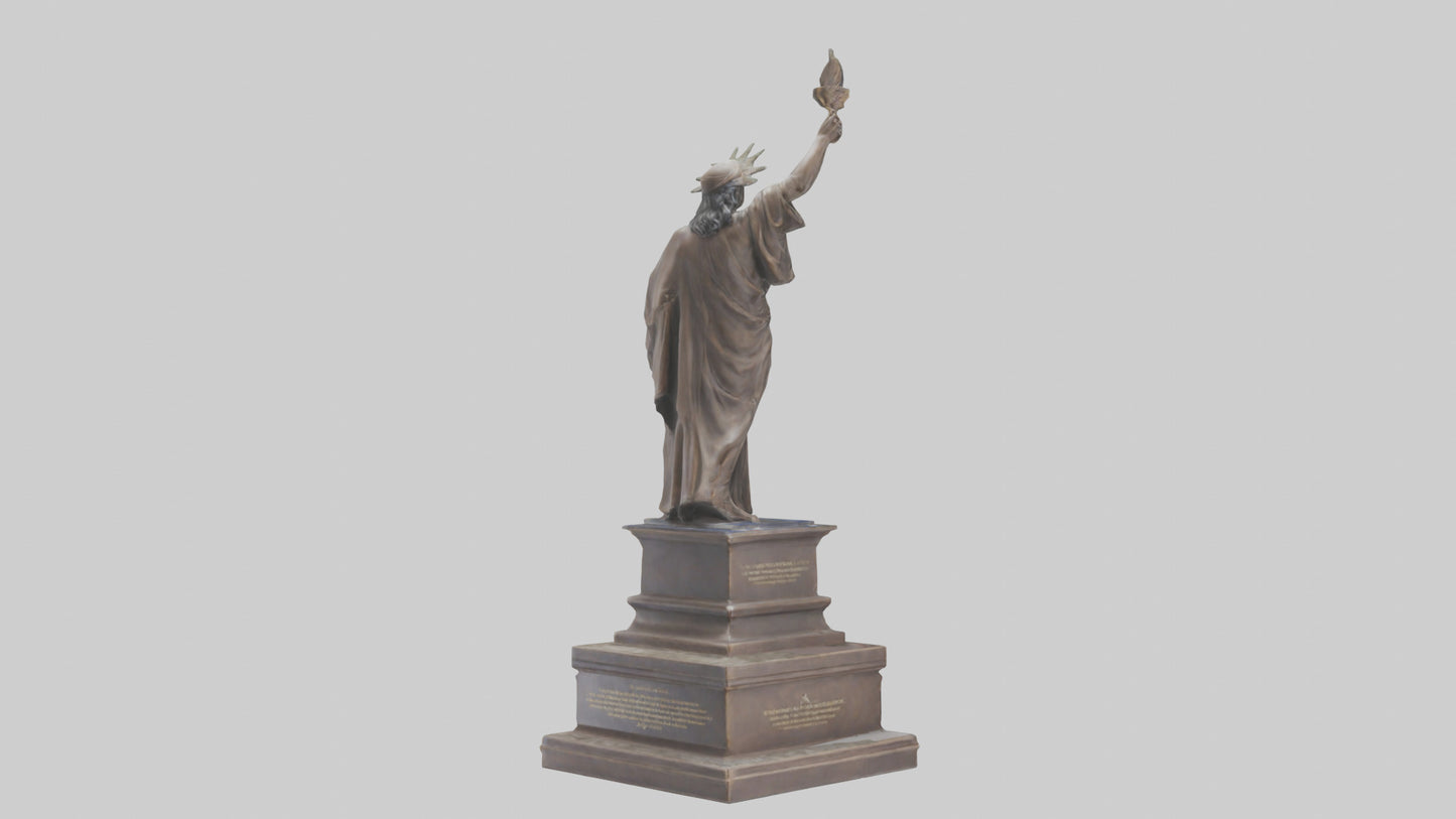 The Spirit of Independence statue model 3D model