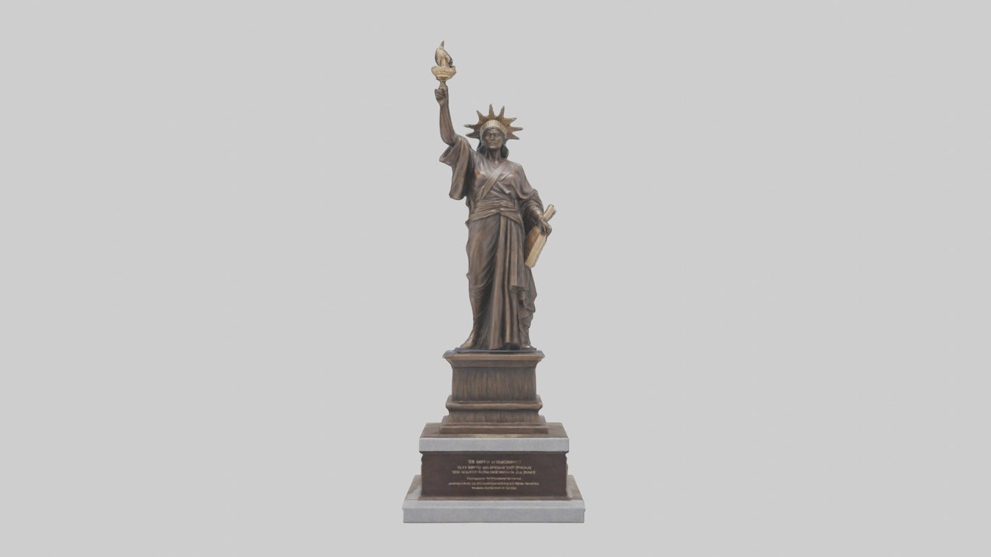 The Spirit of Independence statue model 3D model