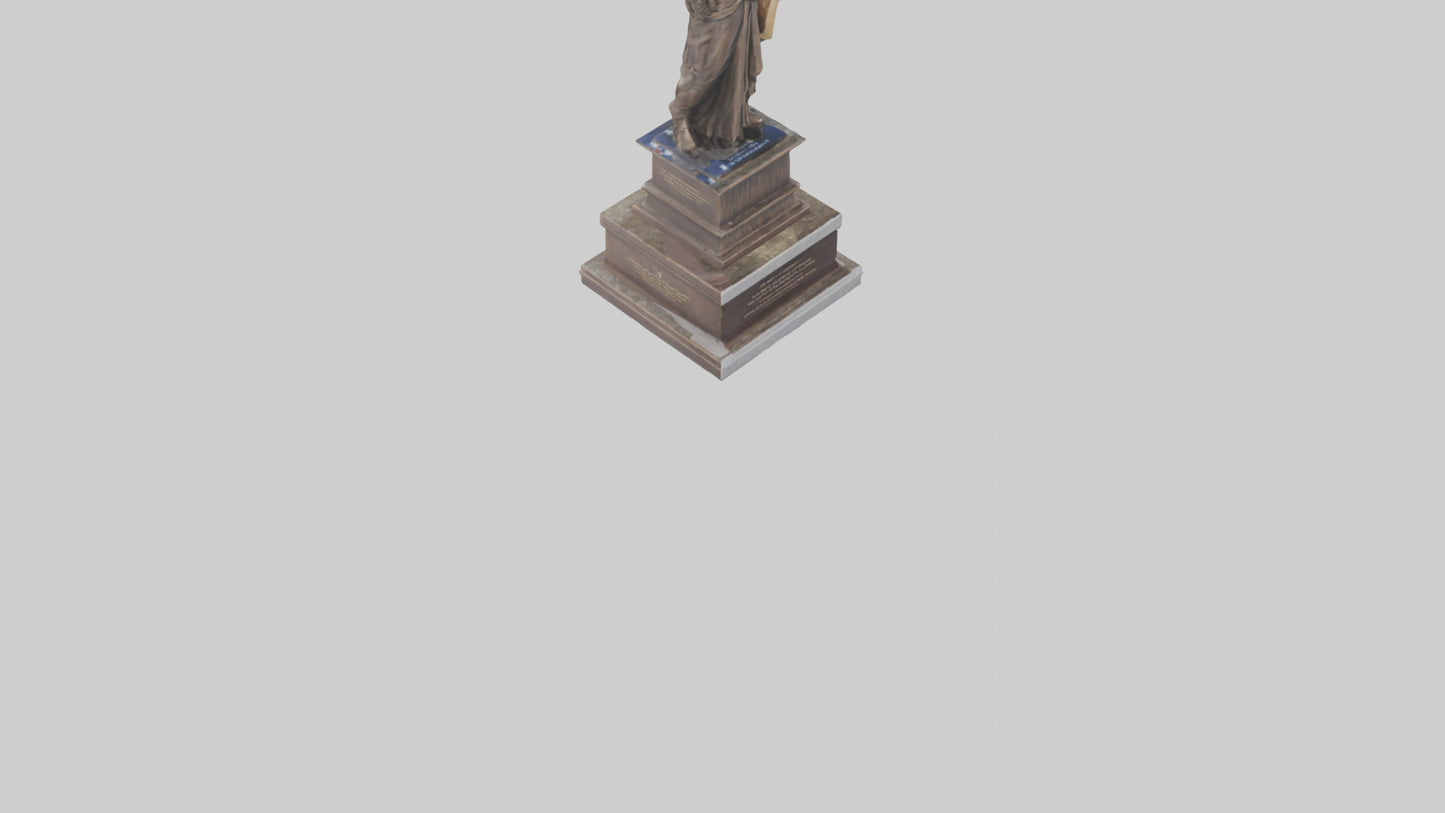 The Spirit of Independence statue model 3D model