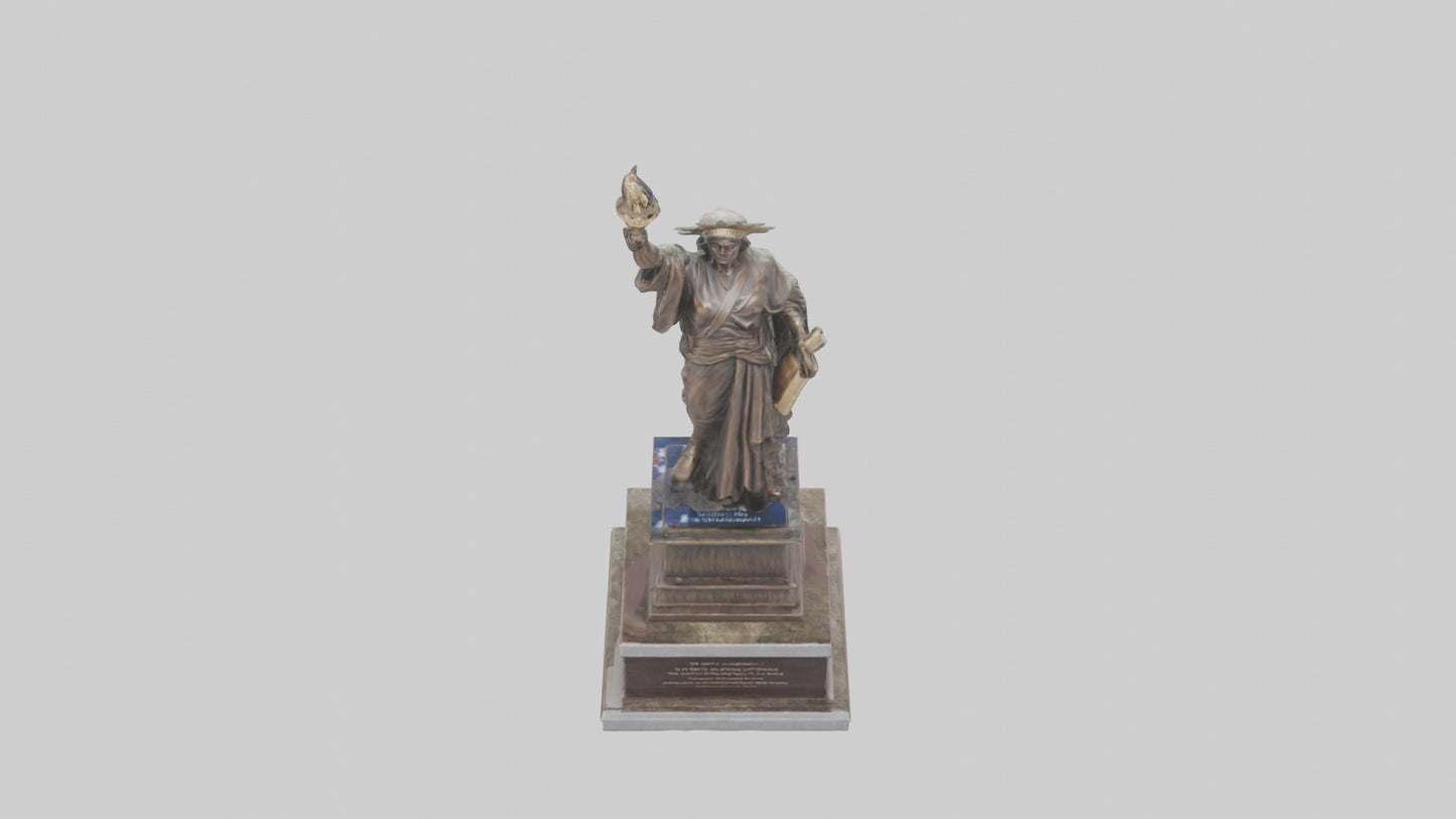 The Spirit of Independence statue model 3D model