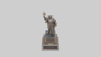 The Spirit of Independence statue model 3D model