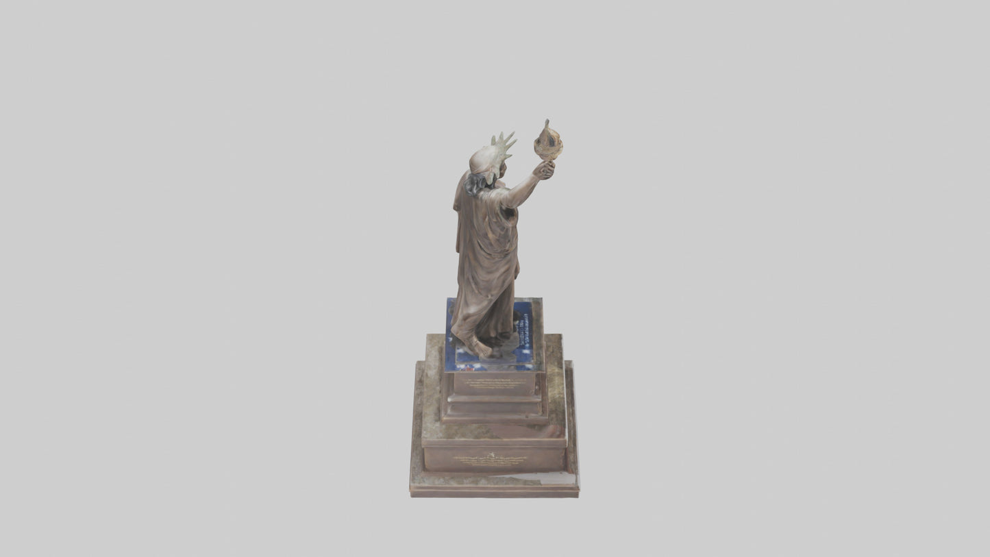 The Spirit of Independence statue model 3D model