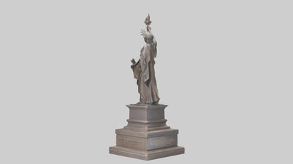 The Spirit of Independence statue model 3D model