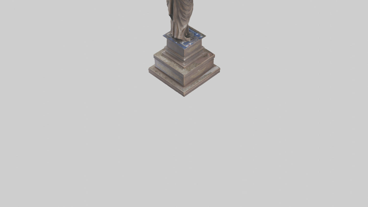 The Spirit of Independence statue model 3D model
