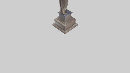 The Spirit of Independence statue model 3D model