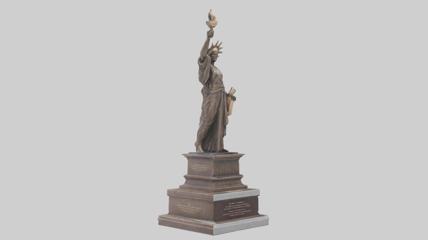 The Spirit of Independence statue model 3D model
