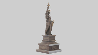 The Spirit of Independence statue model 3D model