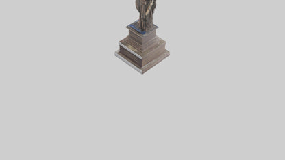 The Spirit of Independence statue model 3D model