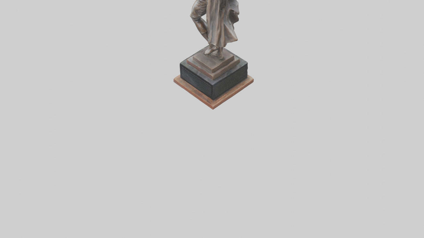 The Struggle for Freedom statue model 3D model