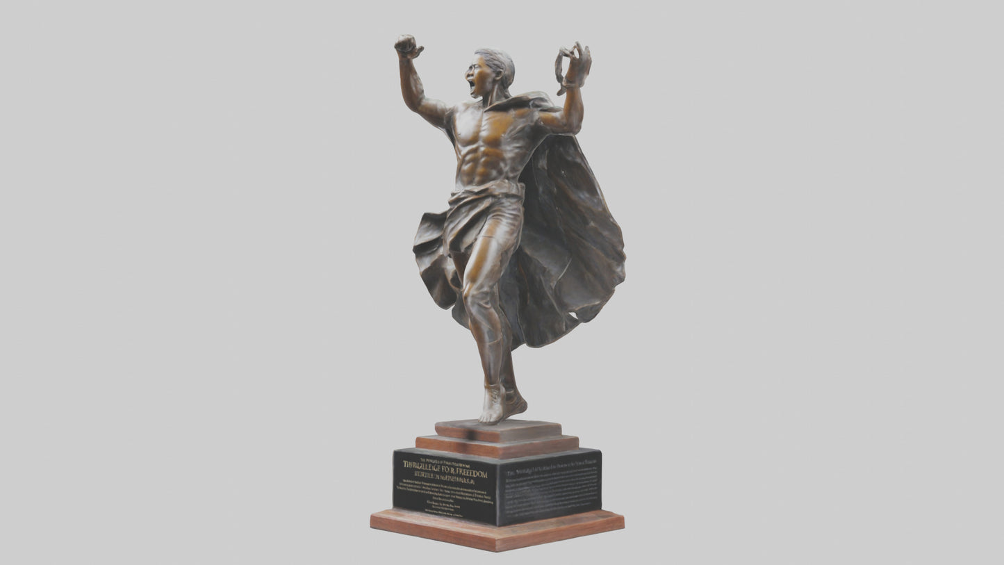 The Struggle for Freedom statue model 3D model