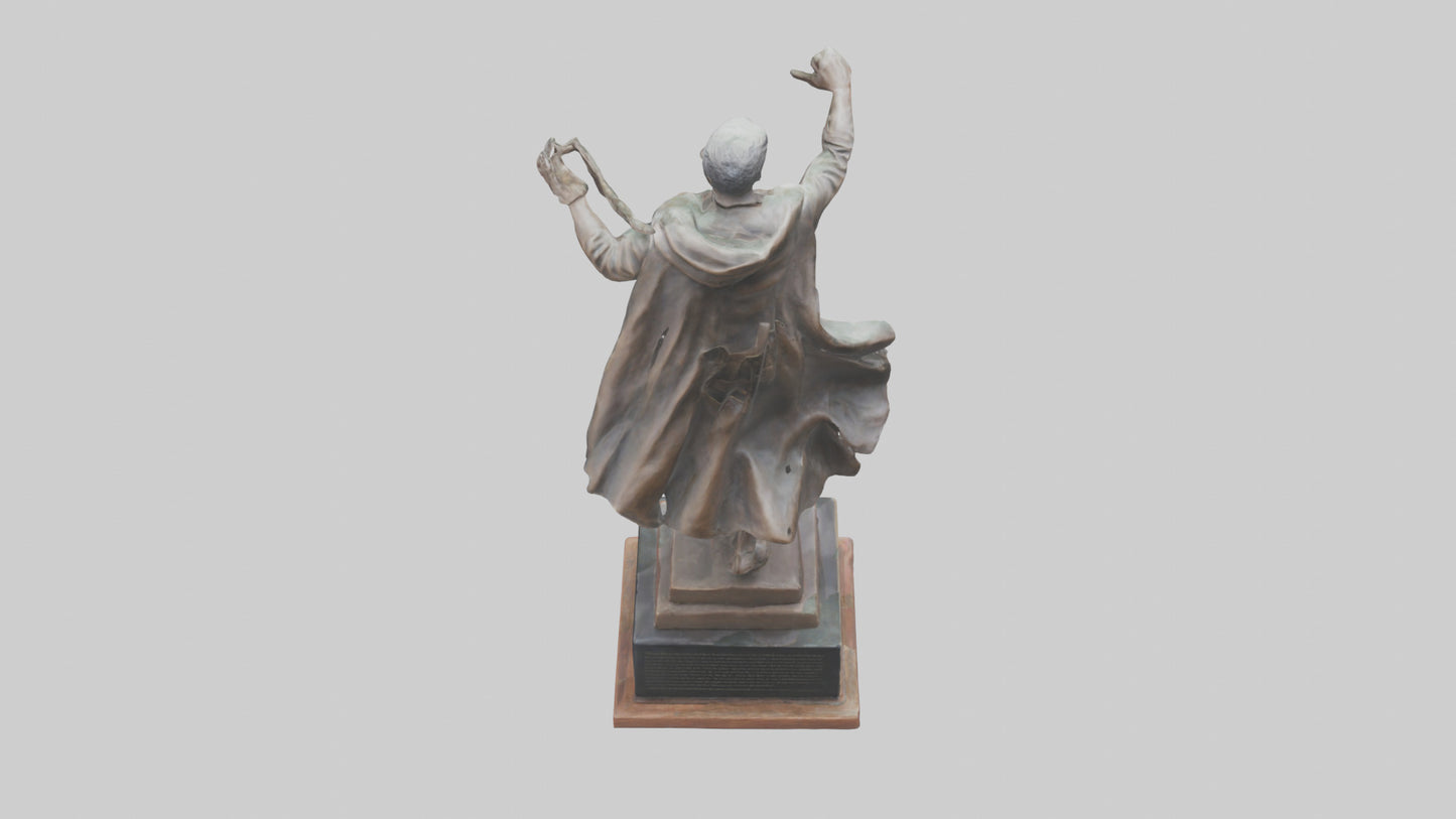 The Struggle for Freedom statue model 3D model