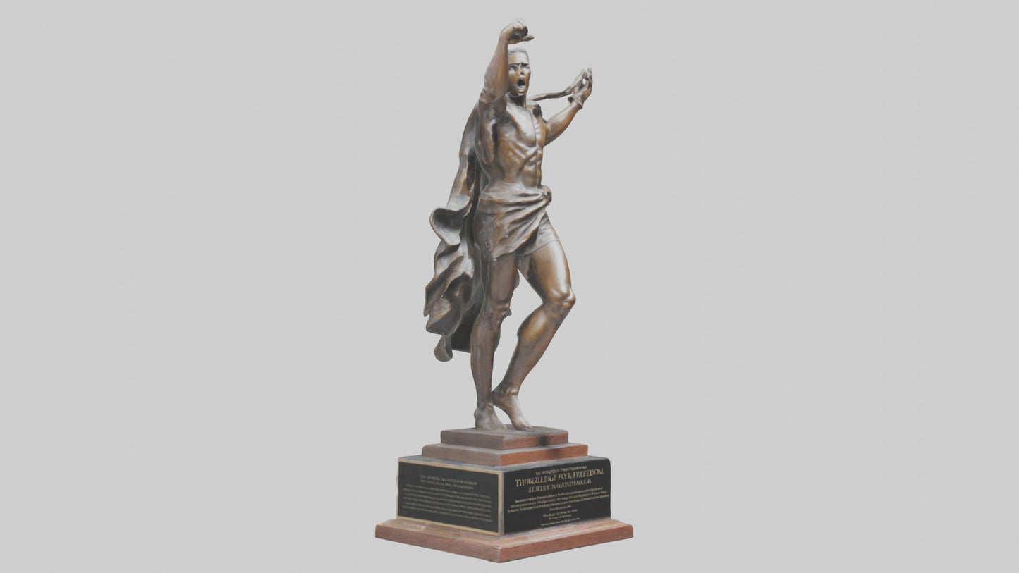 The Struggle for Freedom statue model 3D model