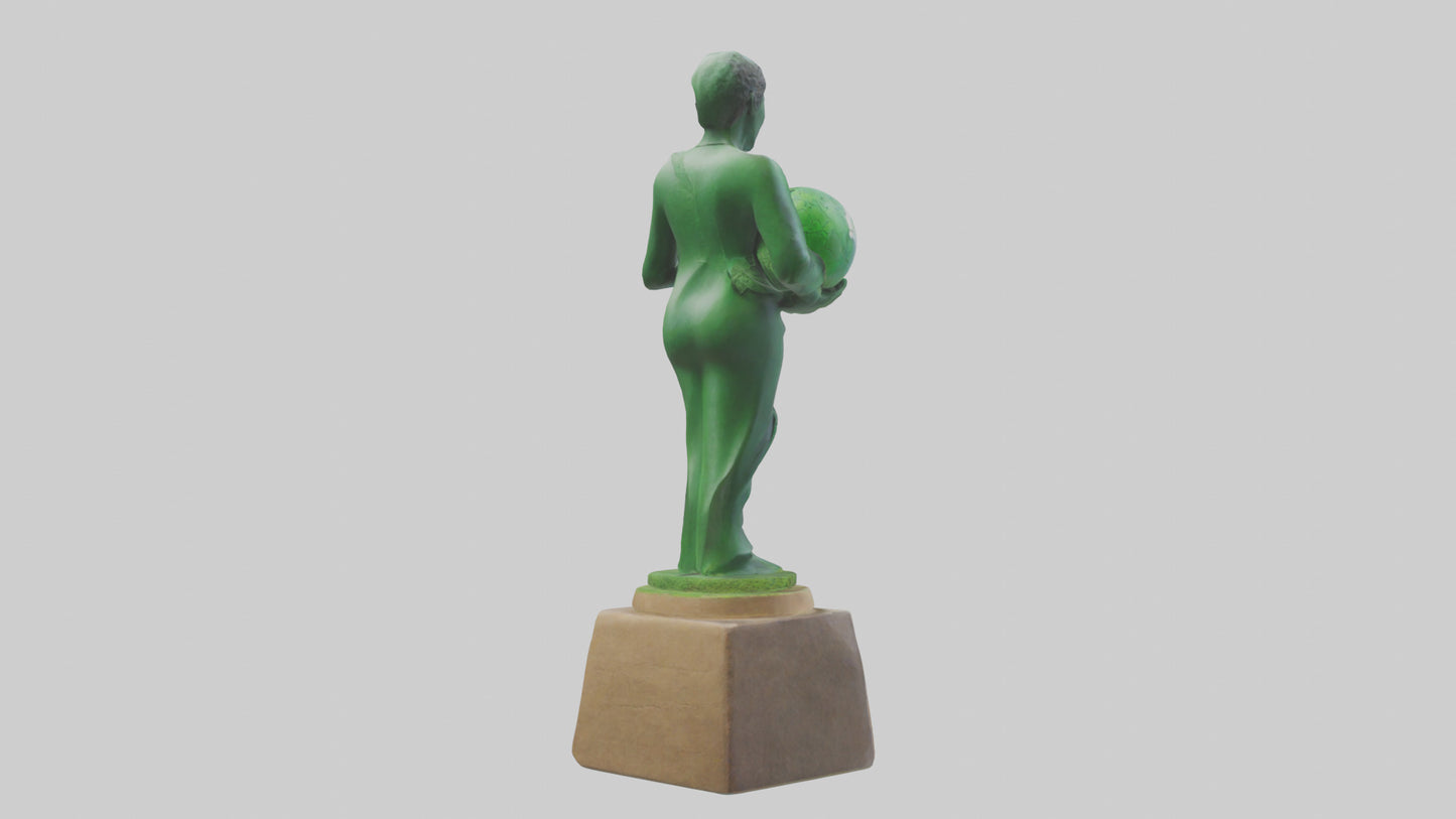 The Sustainability Icon Statue model 3D model