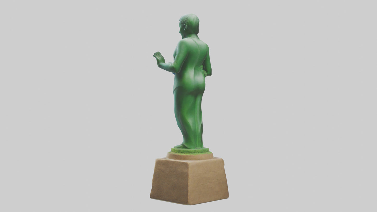 The Sustainability Icon Statue model 3D model