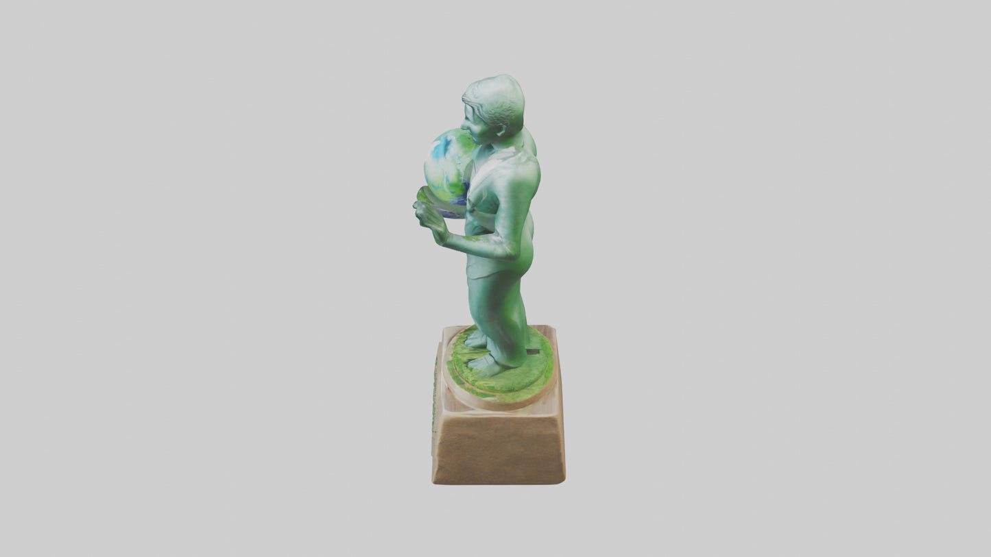 The Sustainability Icon Statue model 3D model