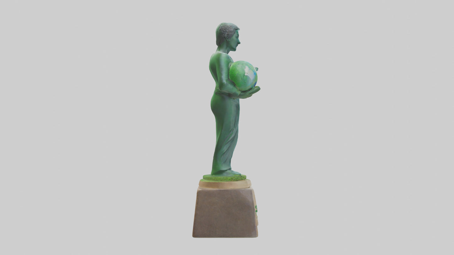 The Sustainability Icon Statue model 3D model