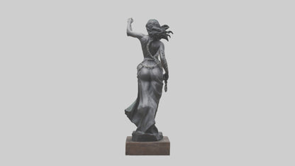 The Unchained Woman statue model 3D model