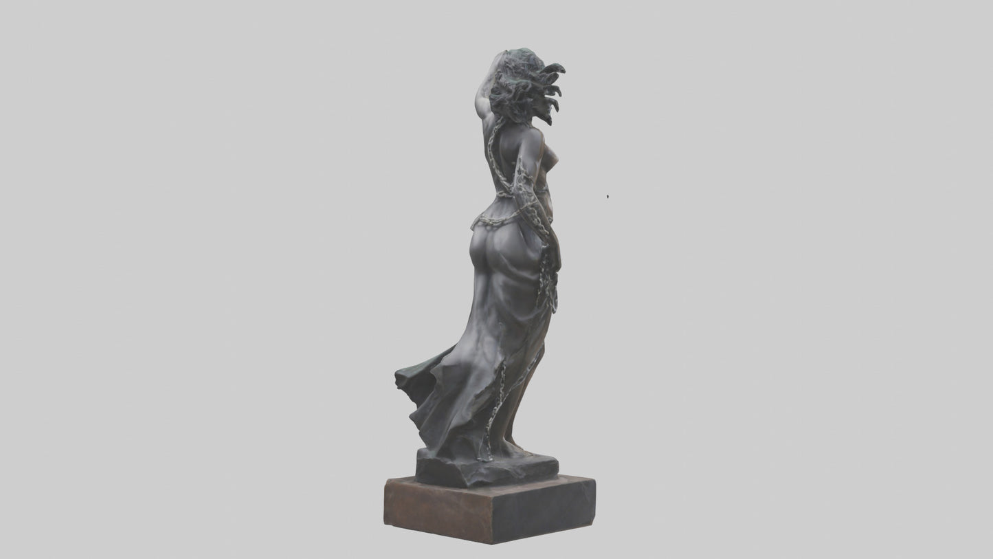 The Unchained Woman statue model 3D model