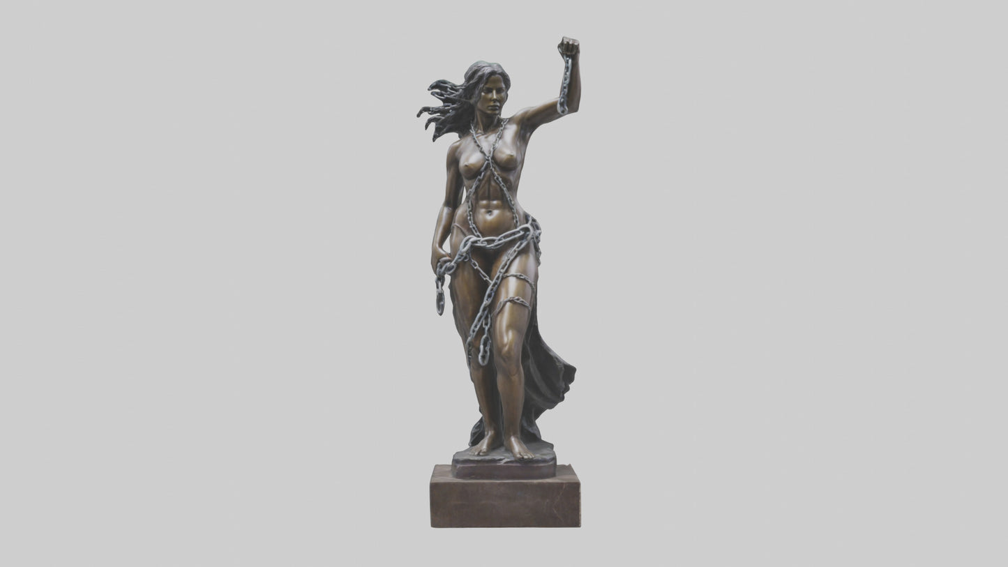 The Unchained Woman statue model 3D model