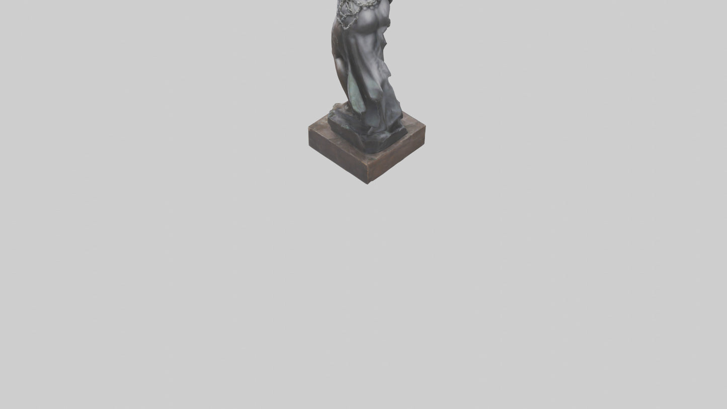 The Unchained Woman statue model 3D model