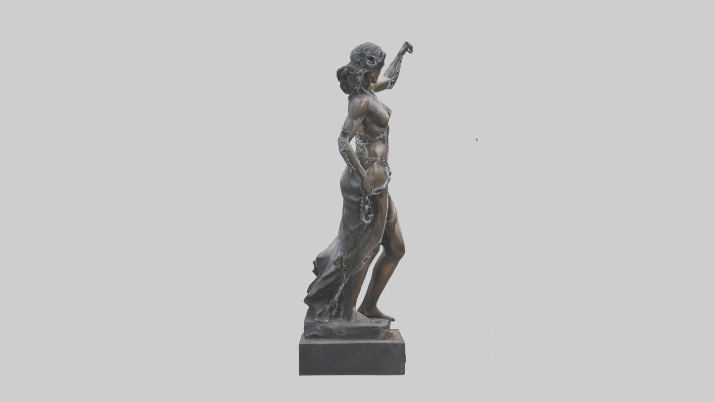The Unchained Woman statue model 3D model