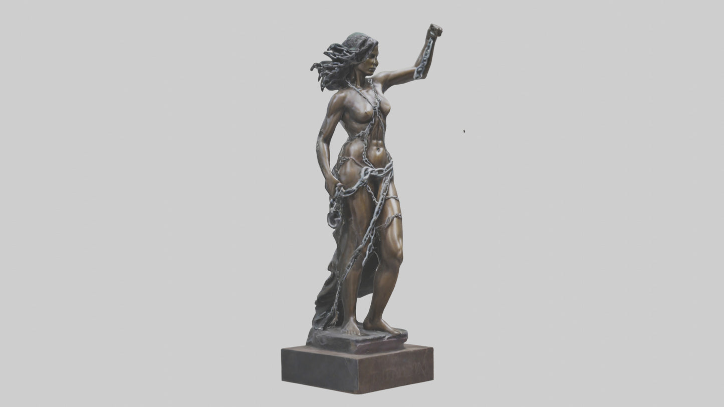The Unchained Woman statue model 3D model