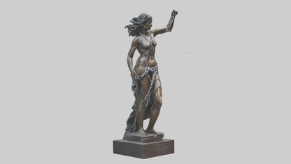 The Unchained Woman statue model 3D model