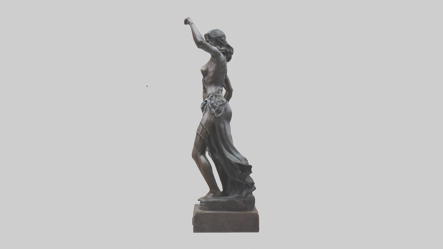 The Unchained Woman statue model 3D model