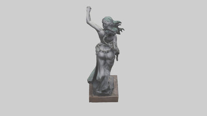 The Unchained Woman statue model 3D model