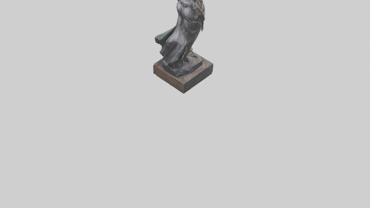 The Unchained Woman statue model 3D model