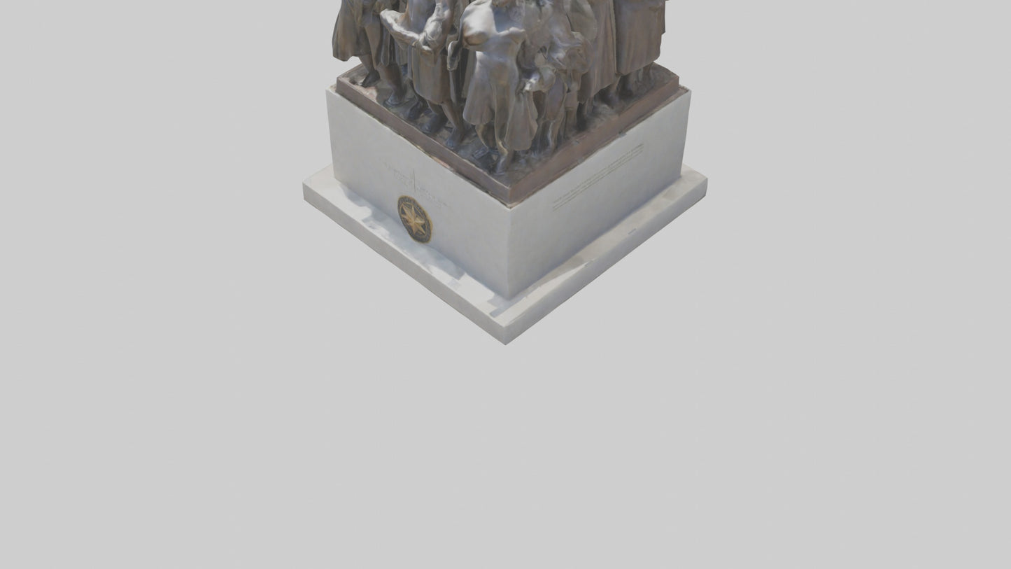 The Unity of Nations statue model 3D model