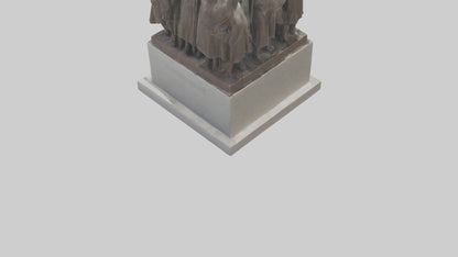 The Unity of Nations statue model 3D model