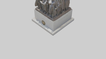 The Unity of Nations statue model 3D model
