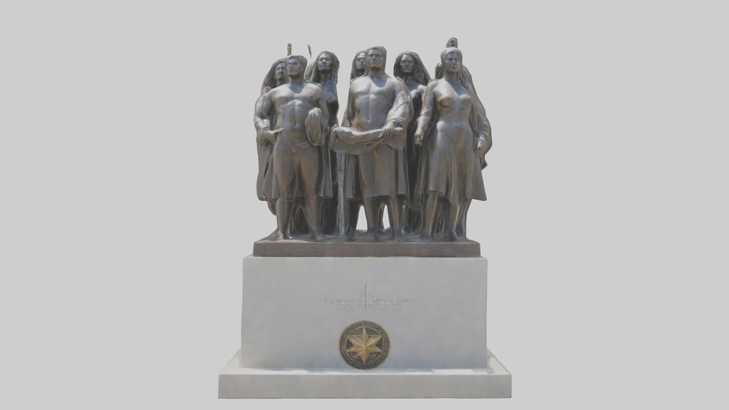 The Unity of Nations statue model 3D model