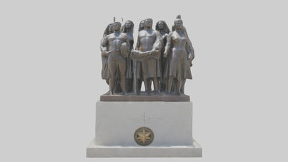 The Unity of Nations statue model 3D model
