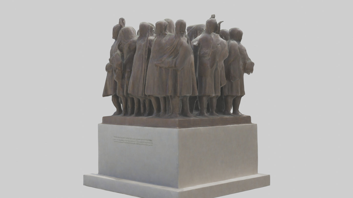 The Unity of Nations statue model 3D model