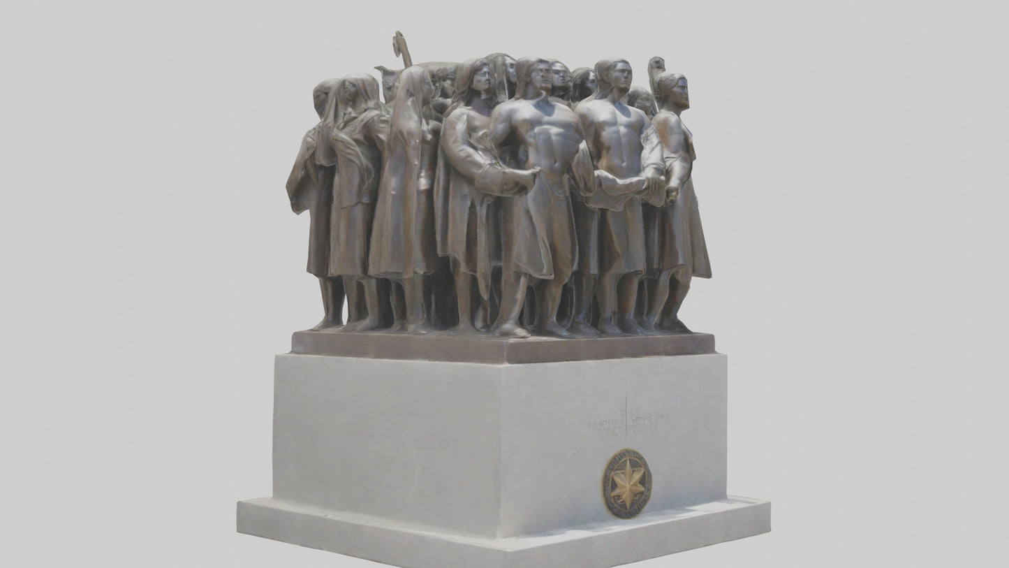The Unity of Nations statue model 3D model