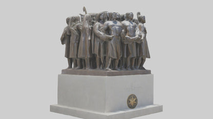 The Unity of Nations statue model 3D model