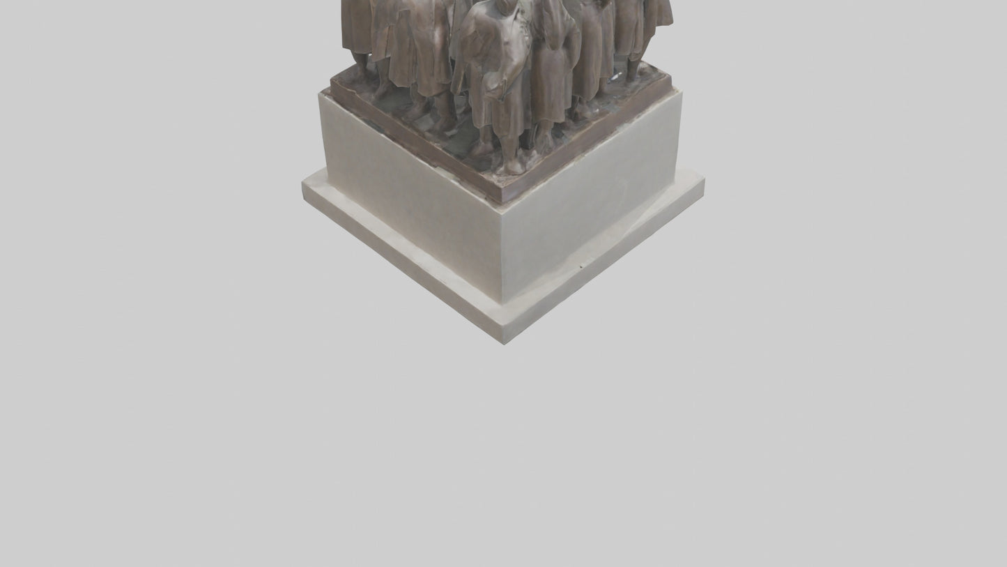 The Unity of Nations statue model 3D model