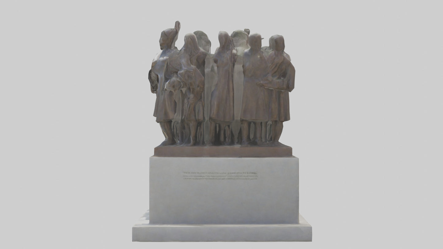 The Unity of Nations statue model 3D model